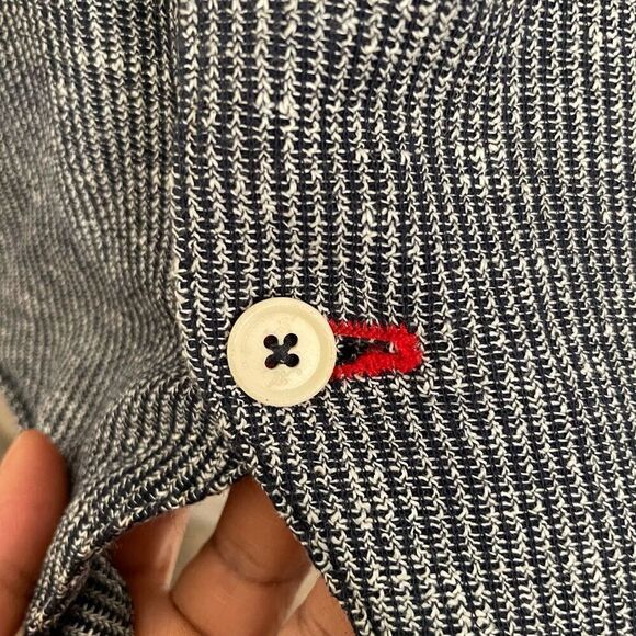 Mason’s Mens Gilet IT 52 Linen Blend Leonardo Waistcoat Vest Punk Peaky Blinders - Picture 6 of 10